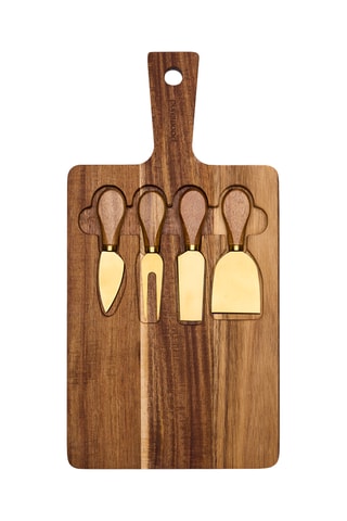 Planche à découper en bois d'acacia - 40 x 20,5 x 1,5 cm