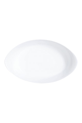 Plat à four en verre opale - 29 x 18 x 7 cm