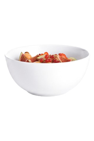 2 saladiers en verre opale - 21 cm