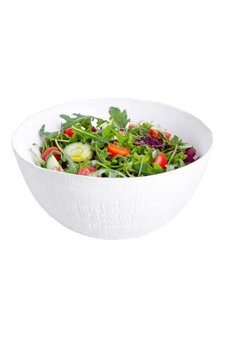 2 saladiers en verre opale - 23 cm