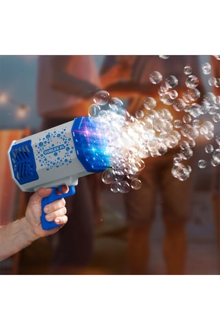 Pistolet à bulles géant rechargeable avec LED