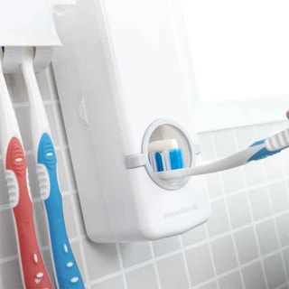 Distributeur de dentifrice & porte brosse à dents