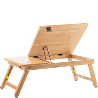 Table pliante d'appoint en bambou