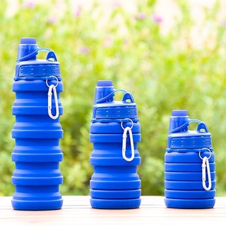 Gourde pliable - Bleu - 500 ml