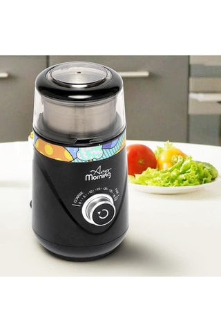Moulin à café en acier inoxydable Any Morning - 150 W - Noir