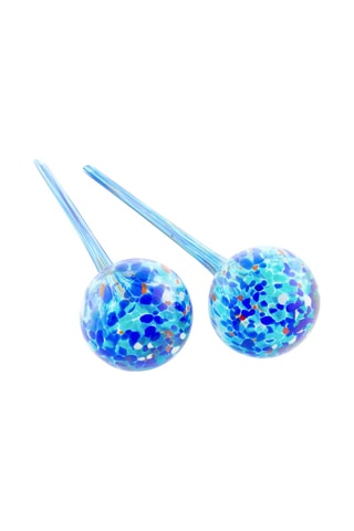 2 ballons d'arrosage - Bleu et rouge