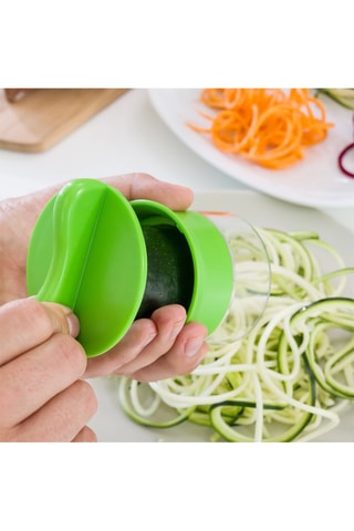 Coupe-légumes manuel en spirale - Vert