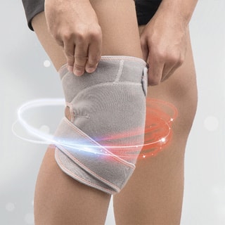 Genouillère en gel avec effet chaud-froid - Gris