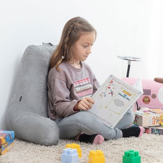 Coussin de lecture - Huglow - Gris