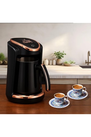 Cafetière en acier inoxydable Any Morning - 25 cl - 400 W - Noir
