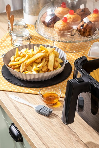 Paniers en silicone et pinceau pour Airfryer