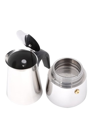Cafetière en acier inoxydable Any Morning - 30 cl - Noir et argenté