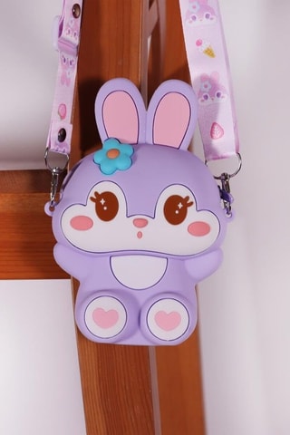 Sac bandoulière - Violet - Blanc, rose et violet