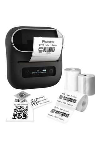 Imprimante thermique pour étiquettes Phomemo M220 - Noir