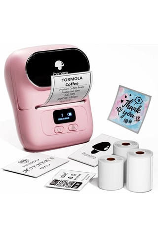 Imprimante thermique pour étiquettes Phomemo M110 - Rose