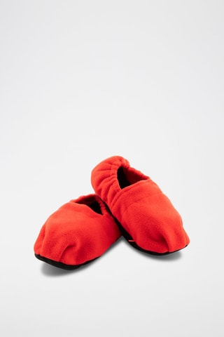 Pantoufles chauffantes - Rouge - Rouge