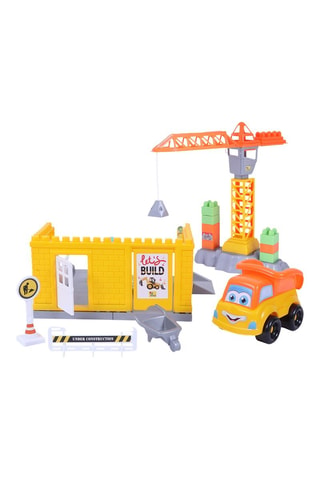 Ensemble de jeu de construction avec grue - 44 pièces