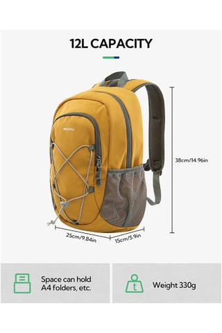 Sac à dos - Jaune - Jaune et gris