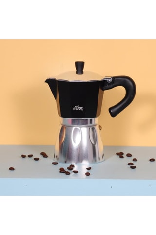 Cafetière Any Morning - 24 cl - Noir et argenté