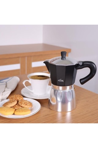 Cafetière Any Morning - 24 cl - Noir et argenté