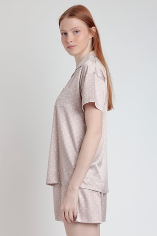 Pyjama - Blanc et beige