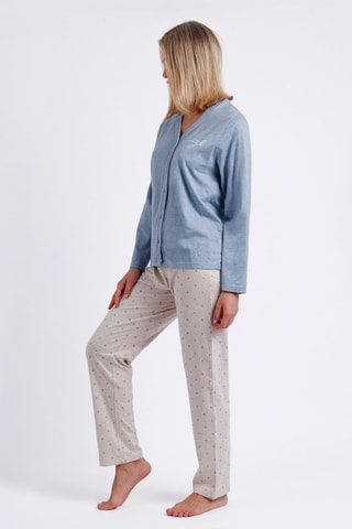 Pyjama - Blanc et bleu