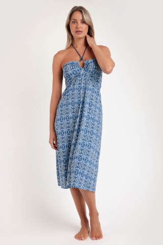 Robe - Blanc et bleu