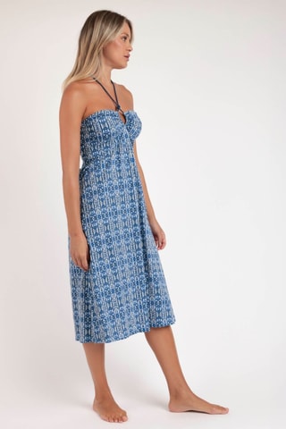 Robe - Blanc et bleu