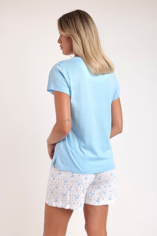 Pyjama - Blanc, bleu et rose