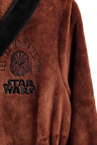 Accappatoio in pile Dark Vador Star Wars - Marrone
