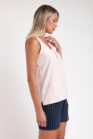 Pyjama - Noir, bleu et rose