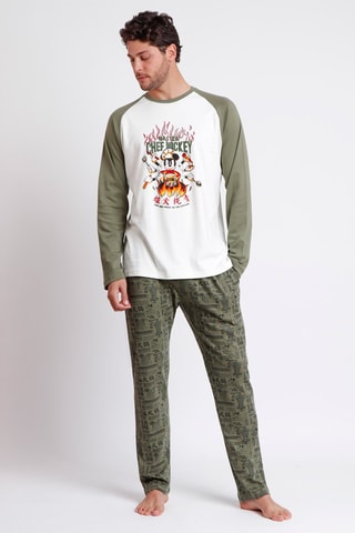 Pigiama Topolino Disney - Bianco, rosso e verde
