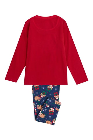 Pigiama - Rosso, blu e marrone
