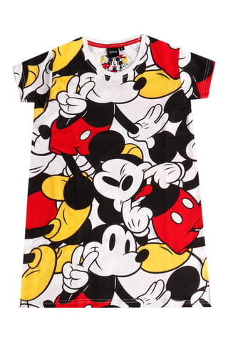 Camicia da notte Topolino Disney - Bianco, nero e rosso