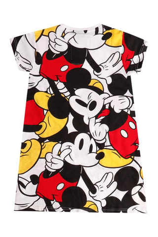 Camicia da notte Topolino Disney - Bianco, nero e rosso