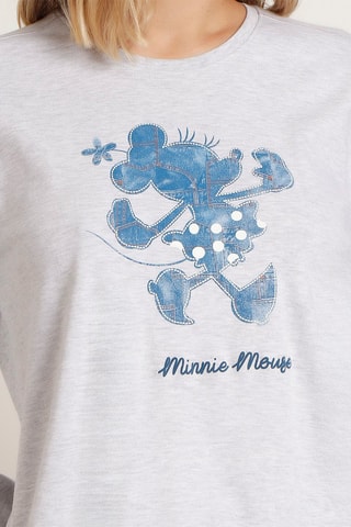 Pigiama Minni Disney - Nero, blu e grigio