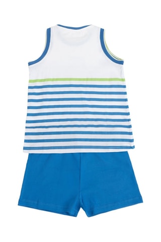 Pigiama Snoopy Snoopy e i Peanuts - Bianco, blu e verde