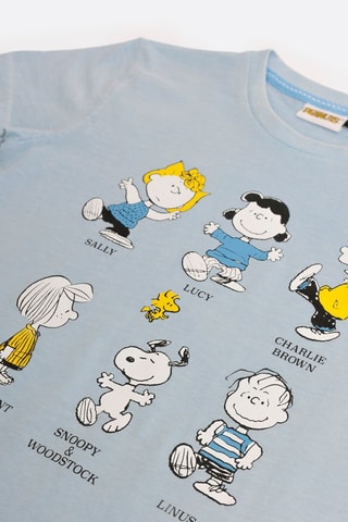 Pigiama Snoopy e i Peanuts - Bianco, blu e giallo