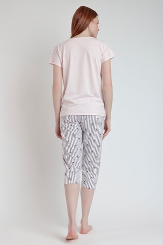 Pyjama - Bleu, rose et gris