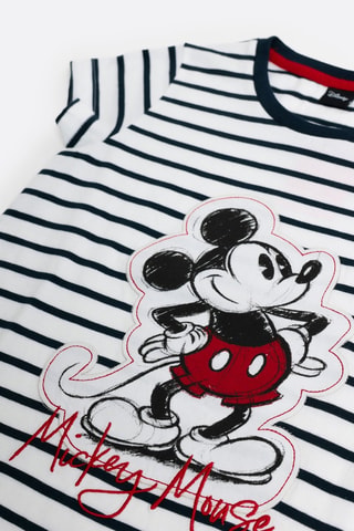 Camicia da notte Topolino Disney - Bianco, rosso e blu