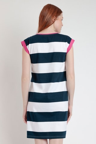 Chemise de nuit Barbie - Blanc, bleu et rose