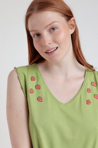 Pyjama - Blanc, rouge et vert