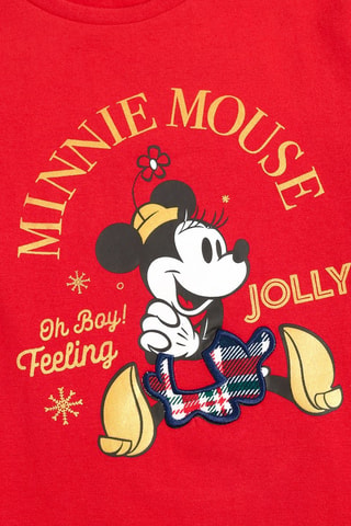 Pigiama Minni Disney - Bianco, rosso e blu