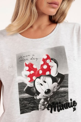 Pigiama Minni Disney - Bianco, rosso e grigio