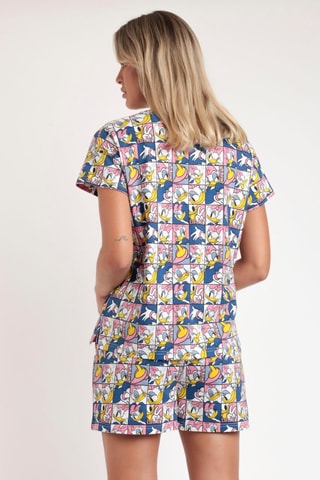 Pigiama Paperina Disney - Bianco, giallo e rosa