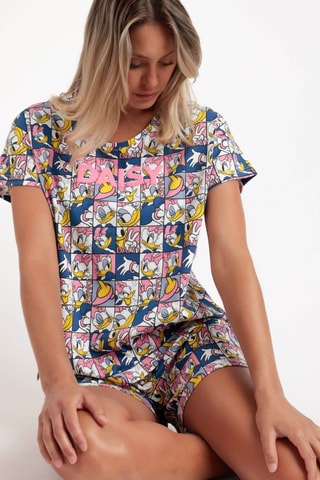 Pigiama Paperina Disney - Bianco, giallo e rosa