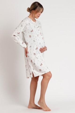 Vestaglia premaman Bambi Disney - Bianco