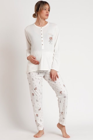 Pigiama premaman Bambi Disney - Bianco