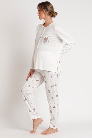 Pigiama premaman Bambi Disney - Bianco