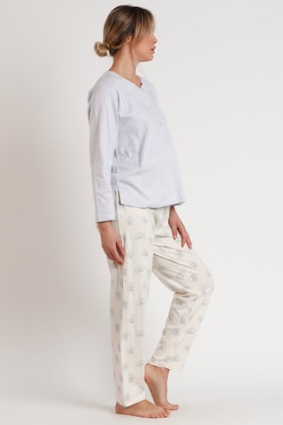 Pigiama premaman Dumbo - Beige e grigio